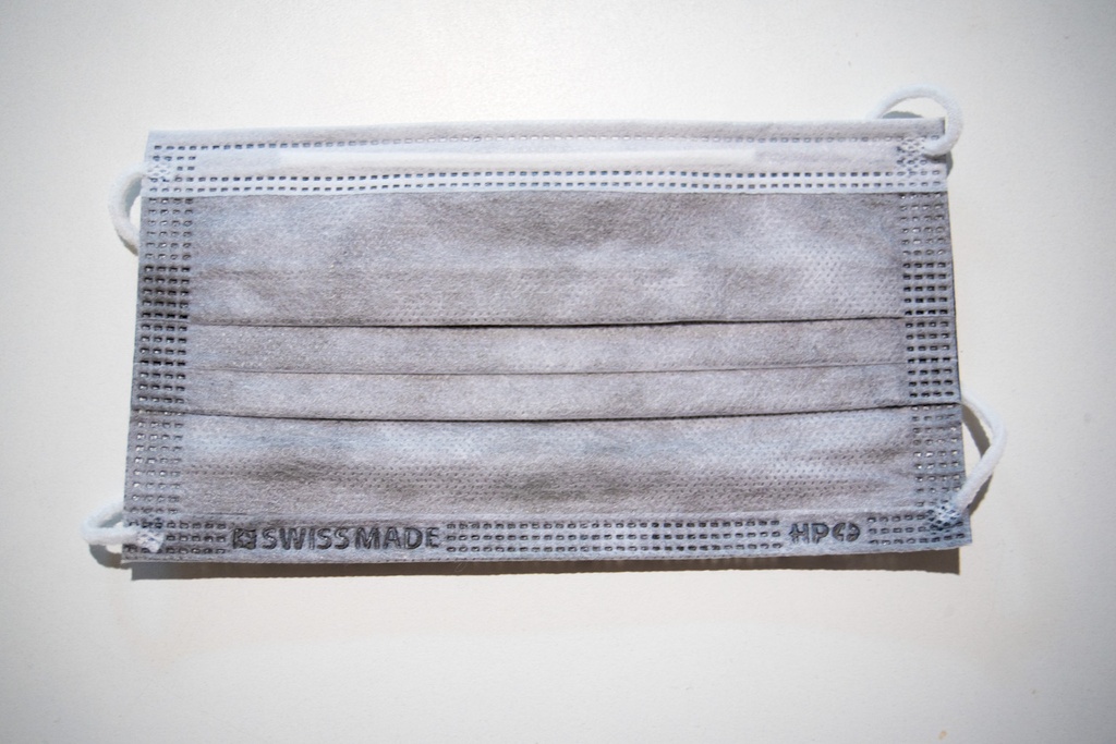 Mascherine chirurgiche, Tipo IIR, Swiss Made, conf.50, Colore Grigio
