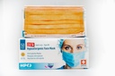 Mascherine chirurgiche LEVEL 3, Type IIR, Swiss Made, 9.5x17.5cm, conf.50pz, Arancione