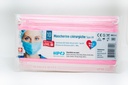 Mascherine Chirurgiche Tipo IIR, Swiss Made, conf. 10x, in busta tascabile, colore Rosa