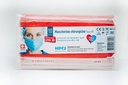 [100108] Mascherine Chirurgiche Tipo IIR, Swiss Made, conf. 10x, in busta tascabile, colore Rosso