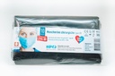 [1001013] Mascherine Chirurgiche Tipo IIR, Swiss Made, conf. 10x, in busta tascabile, colore Nero