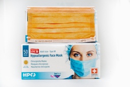 [100509] Mascherine chirurgiche, Tipo IIR, Swiss Made,  conf.50, Colore Arancione
