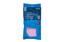 [1001107] Mascherine Chirurgiche Tipo IIR, Swiss Made, blister 10x, colore Rosa